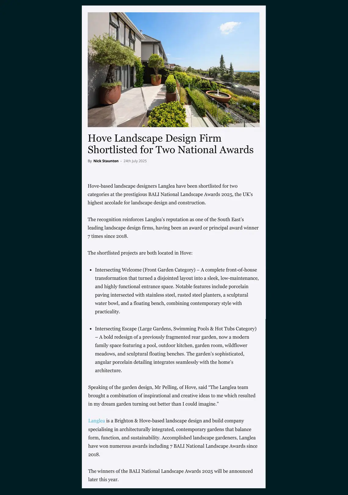 Brighton Journal 2025