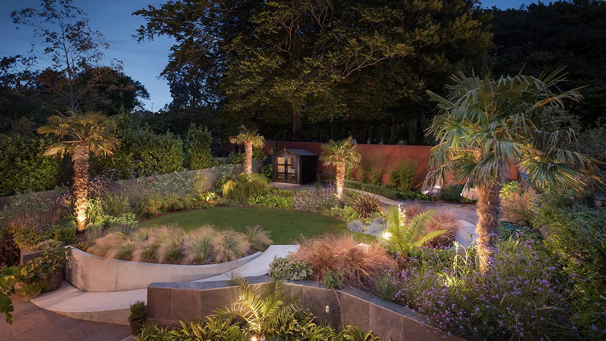 Garden after image