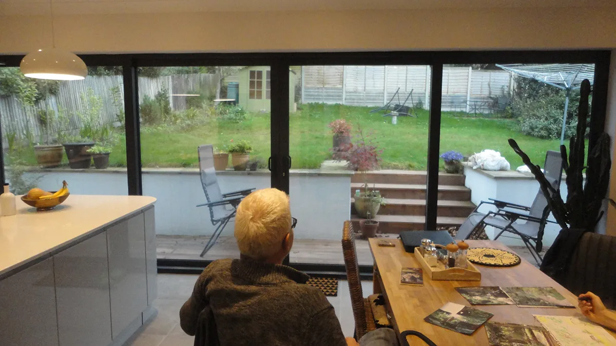 Garden before image