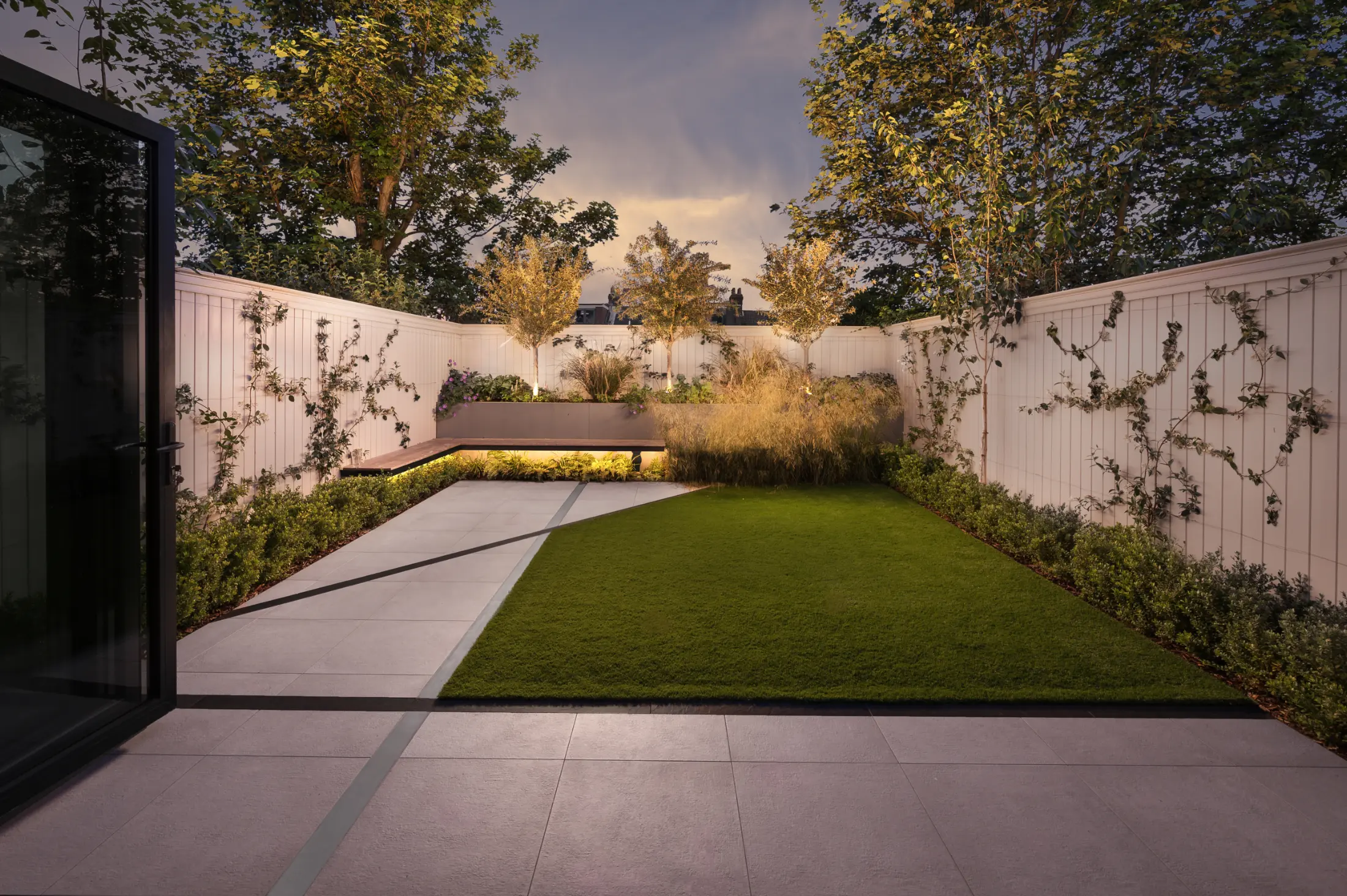 Garden after image
