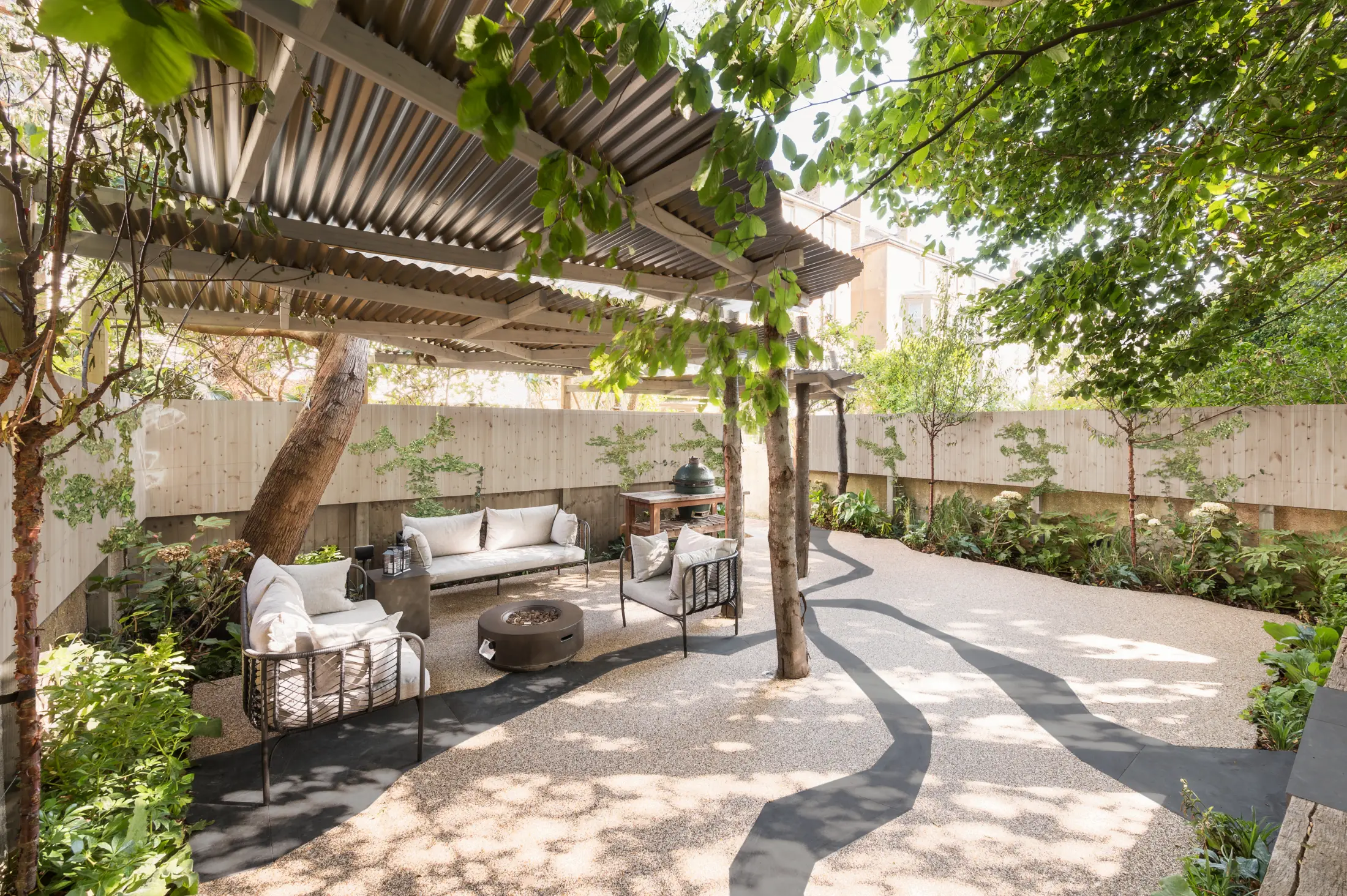 Garden after image
