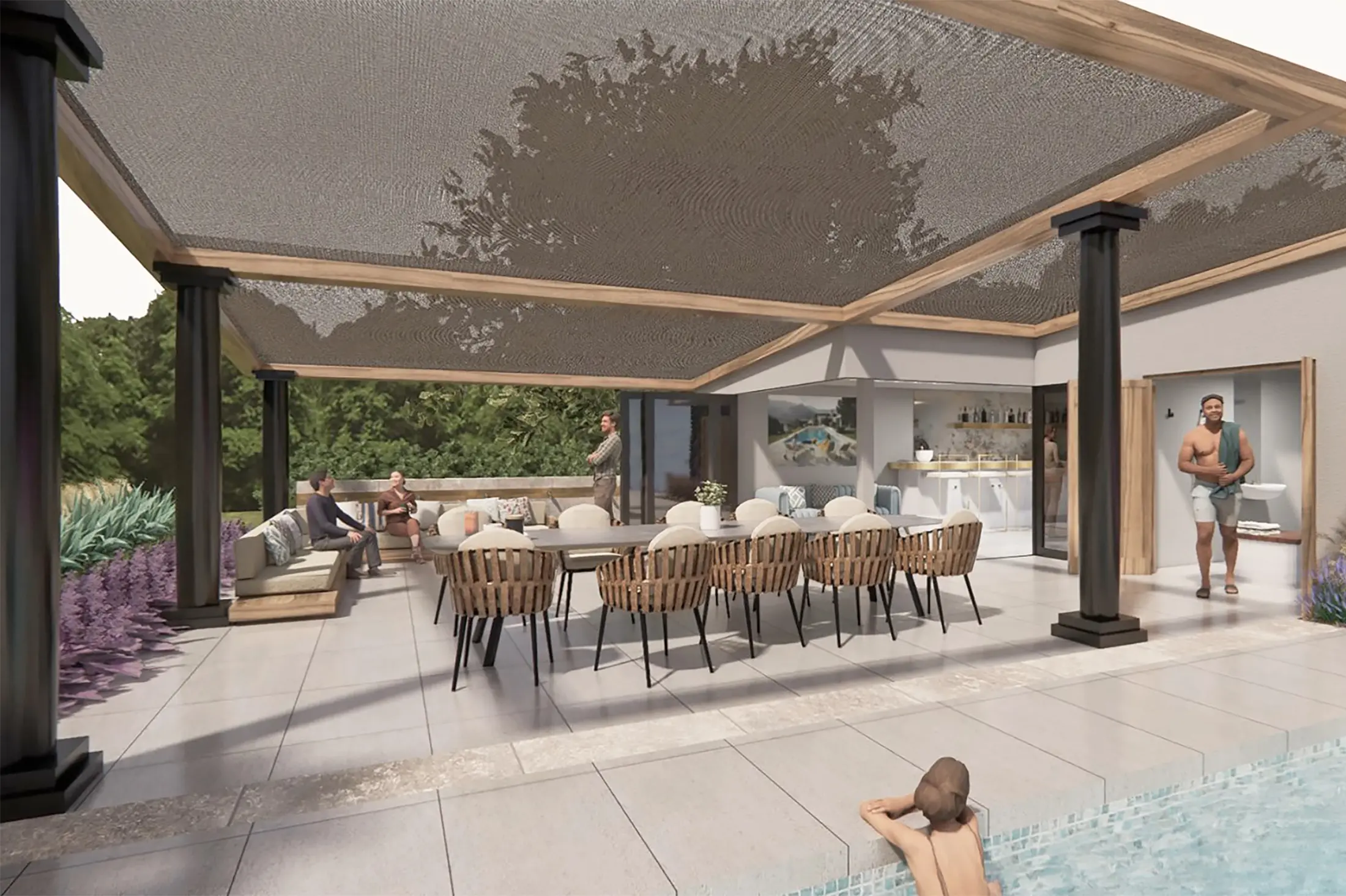 Chic Poolside Room image