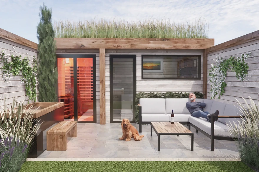Naturalistic Style Garden Office & Sauna garden image 1