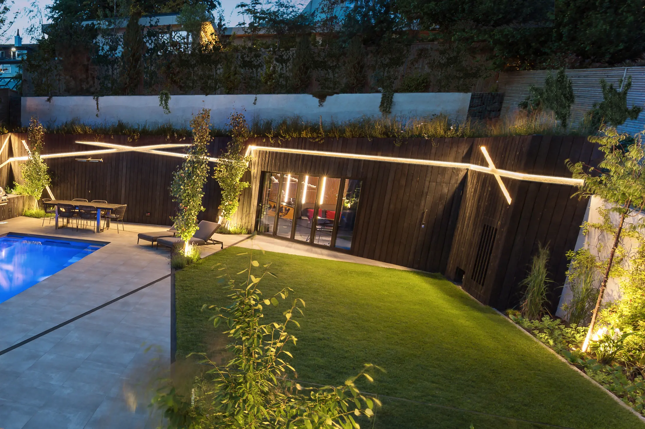Contemporary Music Room, Wetroom, Sauna & Storage image