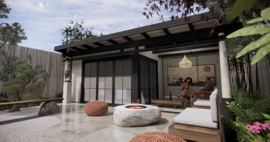 Japanese Garden Room garden image 3